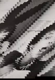 Richard Avedon, Dorian Leigh, Hat by Paulette, Paris studio, 1949: Photographer: Richard Avedon (American, 1923 - 2004) - internationally renowned portrait and fashion photographer, one of the most important and influential photographers during the last half of the t