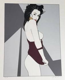 Patrick Nagel, From The The Playboy Portfolio Ii, 1989 Signed And Numbered 2