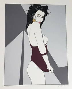 Patrick Nagel, From The The Playboy Portfolio Ii, 1989 Signed And Numbered 2: Patrick Nagel "Playboy Porfolio II" Serigraph Publication date November 15, 1989 Edition- 1250 signed and numbered Print measures 20 x 16 Inches Estate signed by Jennifer Nagel. Condition: Excellent