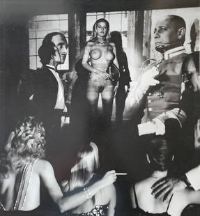 Helmut Newton 'Hugh Hefner's projection room, Beverly Hills' 1986: Photographer: Helmut Newton (Germany, 1920 - 2004) - best known for his erotically charged highly stylized images, Helmut Newton was one of the most influential fashion photographers of all time.Title