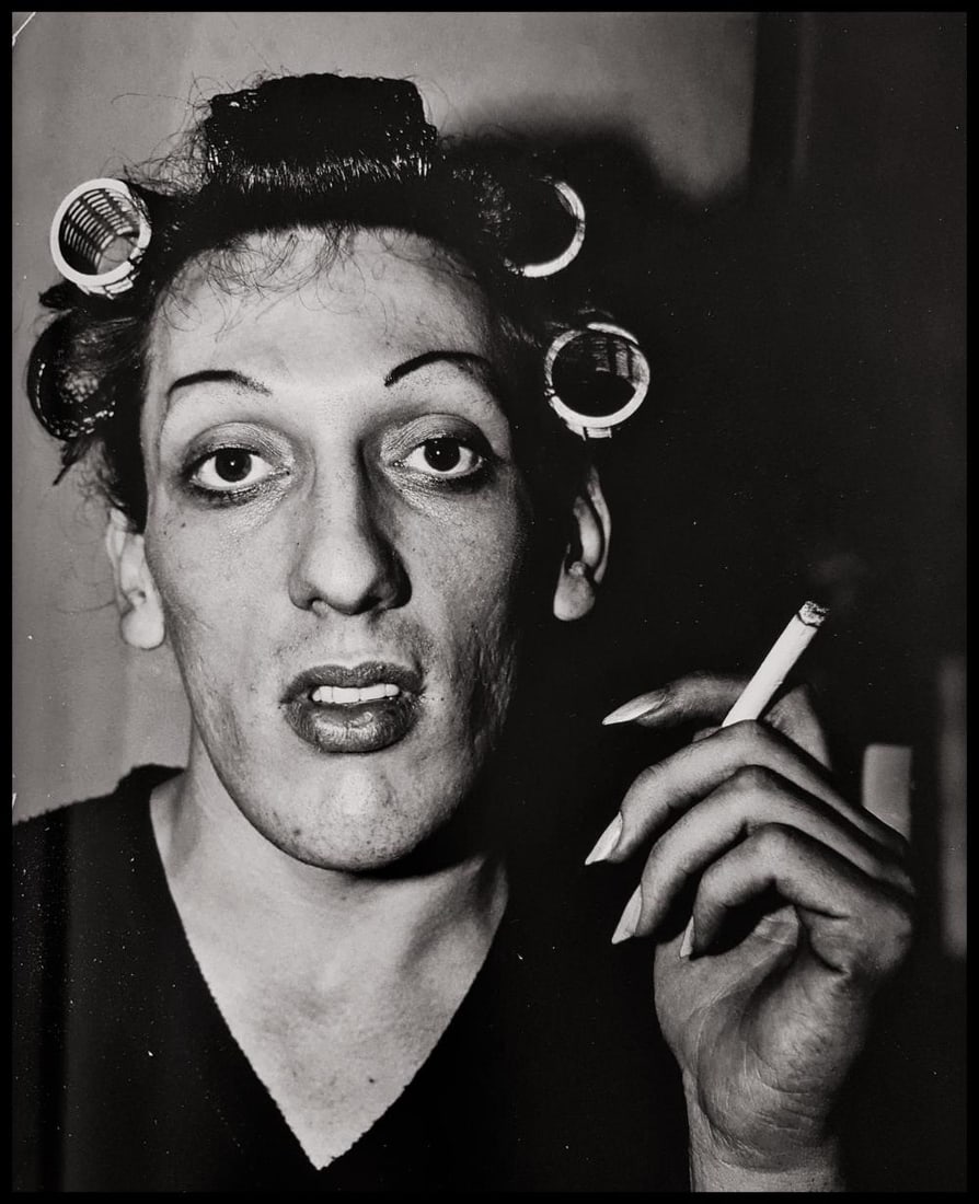 Diane Arbus, A young man in curlers at home on West 20th Street, N.Y.C., 1966 (1 of 1)