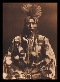 Edward S. Curtis, PLATE 3 A Piegan Dandy, 1900 (1 of 1)