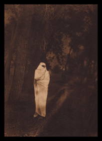 Edward S. Curtis, PLATE 7 Waiting in the Forest Cheyenne, 1910 (1 of 1)