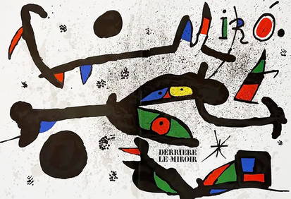 Joan Miro, 'Derriere le Miroir #231 (Cover) - 1978', original lithograph (1 of 1)