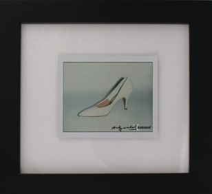 Andy Warhol (After), 'Shoe' 1980, Framed Estate Polaroid
