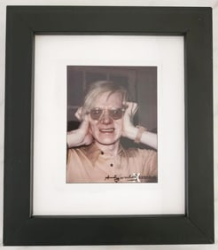 Andy Warhol (After), 'Self Portrait' 1971, Framed Estate Polaroid