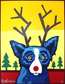 George Rodrigue, Blue Dog - 'Truly Rudy', Signed Limited Edition Silkscreen