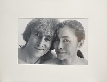 Allan Tannenbaum's John Lennon and Yoko Ono Signed & Numbered Silver Gelatin