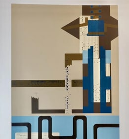 Lee Adler, Modern Collage 1, Signed & Numbered Screenprint