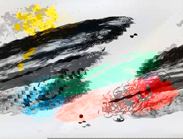 Joan Miro, 'Plate XVI, from Album 19 (1961)' original lithograph (1 of 1)