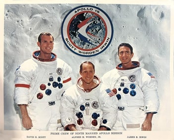 Nasa, Prime Crew Of Ninth Manned Apollo Mission-1971