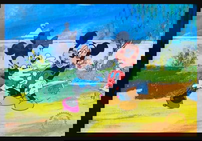 Disney, 'Mickey's Surprise Party', Limited Edition, Serigraph