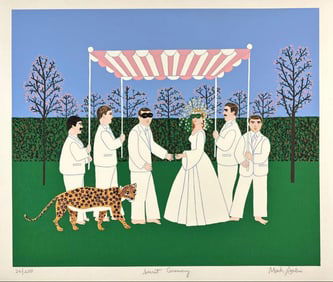 Mark Sabin, Secret Ceremony Wedding Ceremony Screenprint