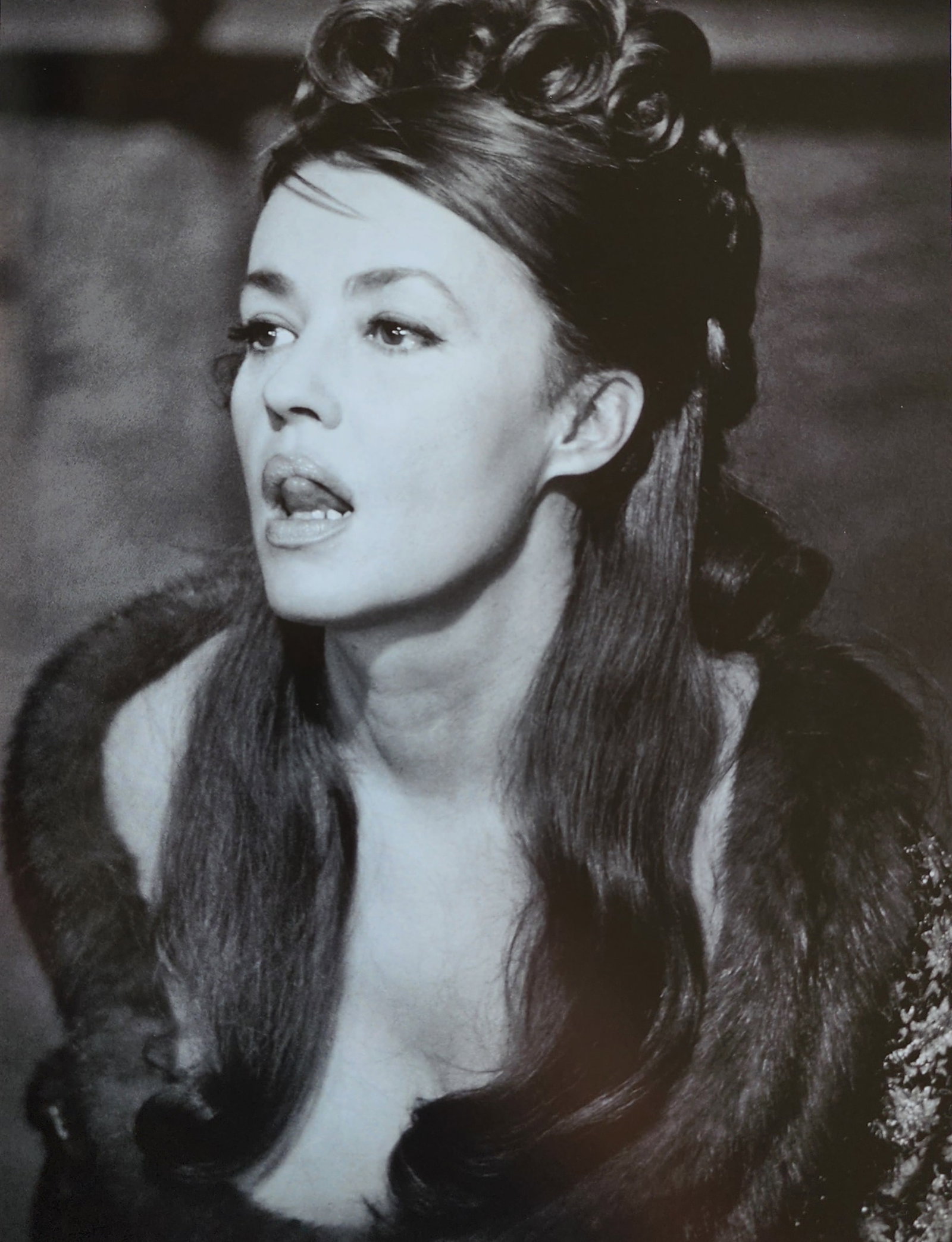 Terry O'Neill, 'Jeanne Moreau stars as the Russian Empress in ‘Great Catherine’, 1968: Photographer: Terence Patrick O'Neill CBE was a British photographer, known for documenting the fashions, styles, and celebrities of the 1960s. O'Neill's photographs capture his subjects candidly or i