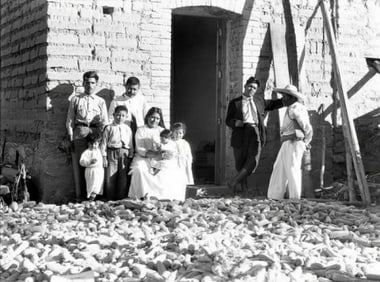 Tina Modotti - Family With Corn. Chiconcuac, Mexico 1927