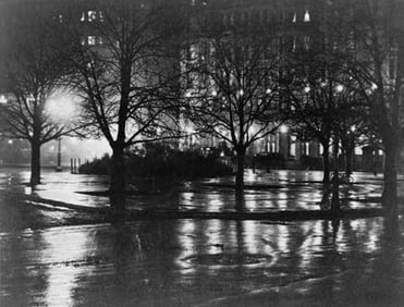 Alfred Stieglitz, Reflections, Night, New York, 1896