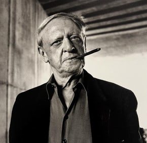 Helmut Newton, Anthony Burgess, Monte Carlo, 1985