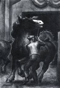 John Steuart Curry, Prize Stallions, 1938