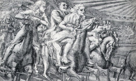 Reginald Marsh, Merry Go Round, 1930