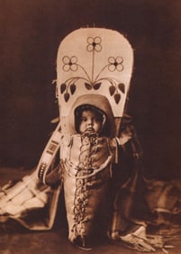 Edward S. Curtis, Plate 9 Nez Perce Babe, 1900