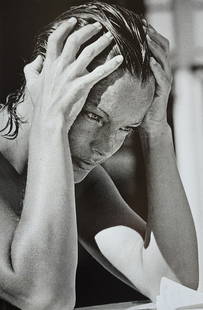 Terry O'Neill, 'Austrian actress Romy Schneider', 1971: Photographer: Terence Patrick O'Neill CBE was a British photographer, known for documenting the fashions, styles, and celebrities of the 1960s. O'Neill's photographs capture his subjects candidly or i