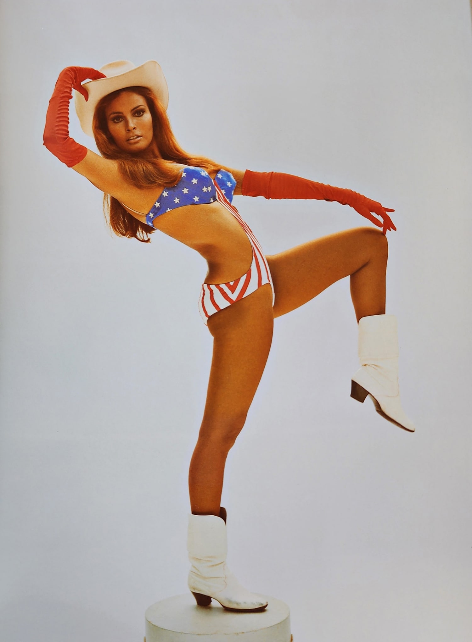 Terry O'Neill, 'Raquel Welch in USA Bathing Suit', 1970 (1 of 1)