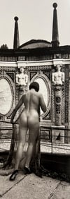 Helmut Newton, Panoramic Nude, Villa D'Este, Lake Como, Italy, 1989