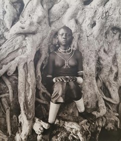 Herb Ritts, Nangini, Giant Fig Tree, Tight View, 1994