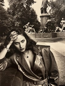 Helmut Newton, Young Woman At Bismarck