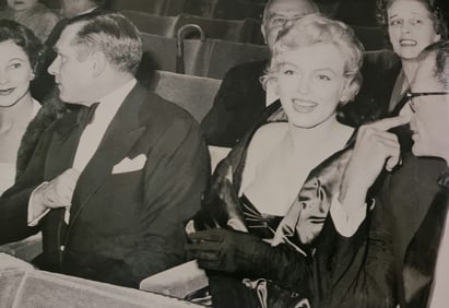 Marilyn Monroe, Happy And Relaxed At Black Tie Opening Of The View From The Bridge, 1956