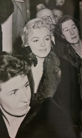 Marilyn Monroe, In A Crowd In London, 1956