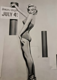 Marilyn Monroe, In Shot To Raise Awareness About The Dangers Of Fireworks, 1952