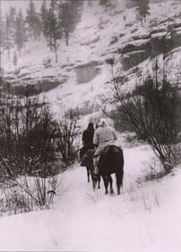 Edward Curtis, Winter Hunters - Apsaroke