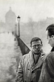 Henri Cartier Bresson, 1946 Philosopher Jean-Paul Sartre