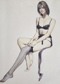 Hajime Sorayama Untitled Offset Lithograph 1985 (5)