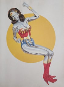 Hajime Sorayama Untitled Offset Lithograph 1985 (7)