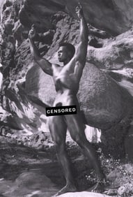 Bruce Bellas, Male Nude Study IV, 1950s,