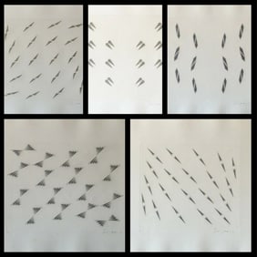 Tess Mistral Jaray Encounter Suite 5 Etchings Hand Signed & Numbered art