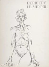 Alberto Giacometti 'Derriere Le Miroir' lithograph, 1961
