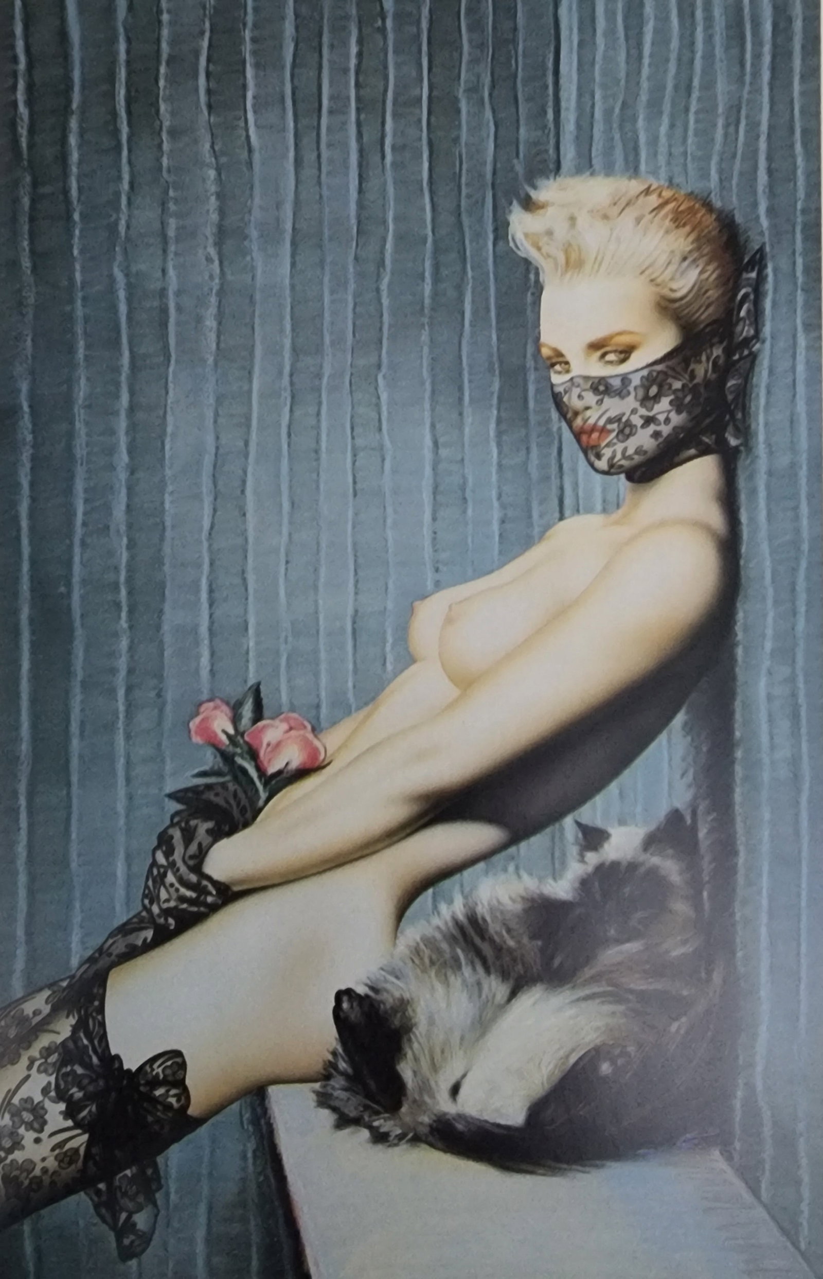 Olivia De Berardinis 'Dream Girl': Photographer/Artist: Olivia De Berardinis Title/Subject: Dream Girl Type Of Print: Authentic Sheet Fed Photogravure/Heliogravure. Date Of Print: 1987 Paper: Medium weight, satin/matte finish. Print Or