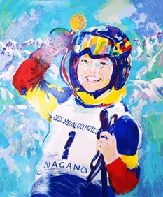 Leroy Neiman 'Nagano Special Olympics - 2005' Signed Limited Edition Serigraph