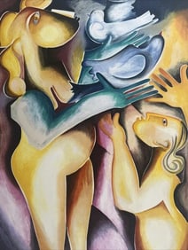 Alexandra Nechita, 'Let Peace Set You Free', Signed Limited Edition Artist Proof Lithograph