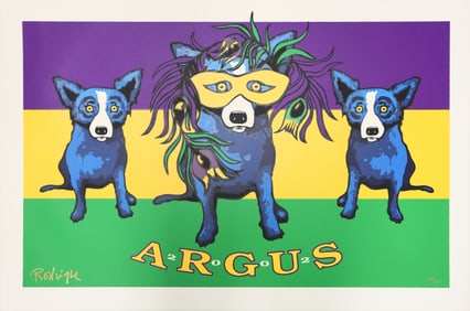 George Rodrigue, 'Argus', Signed Limited Edition Framed Silkscreen, 2002
