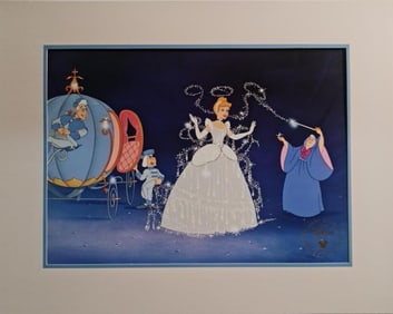 Disney's, Cinderella, Commemorative Lithograph