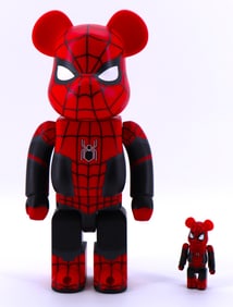 BE@RBRICK SPIDER-MAN UPGRADED SUIT 100% & 400% Bearbrick MEDICOM TOY