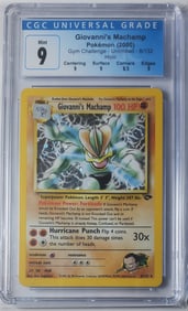 Giovannis Machamp Holo 2000 CGC Mint 9