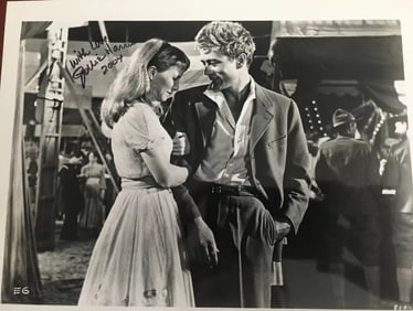 Julie Harris with James Dean, Actress Autographed Picture