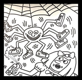 Keith Haring, Untitled X, Lithograph, 1994