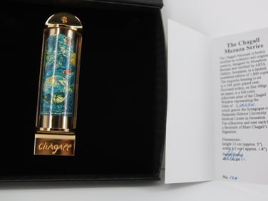 Marc Chagall, 'Shimon', 24K Gold Plated Limited Edition Mezuzah