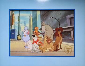 Disney's, Oliver & Company, Commemorative Lithograph